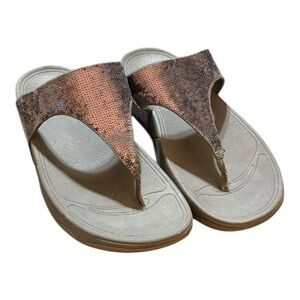 FitFlop Electra Classic Wedge Sandals. Size 9